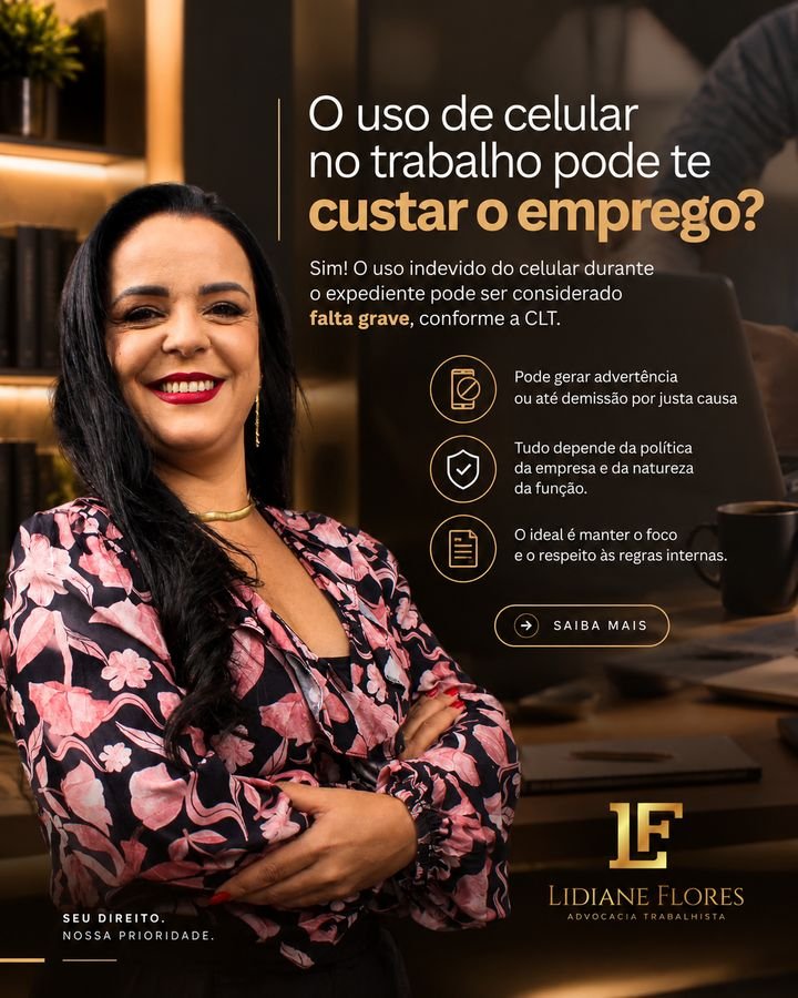 Post para redes sociais de escritório de advocacia trabalhista